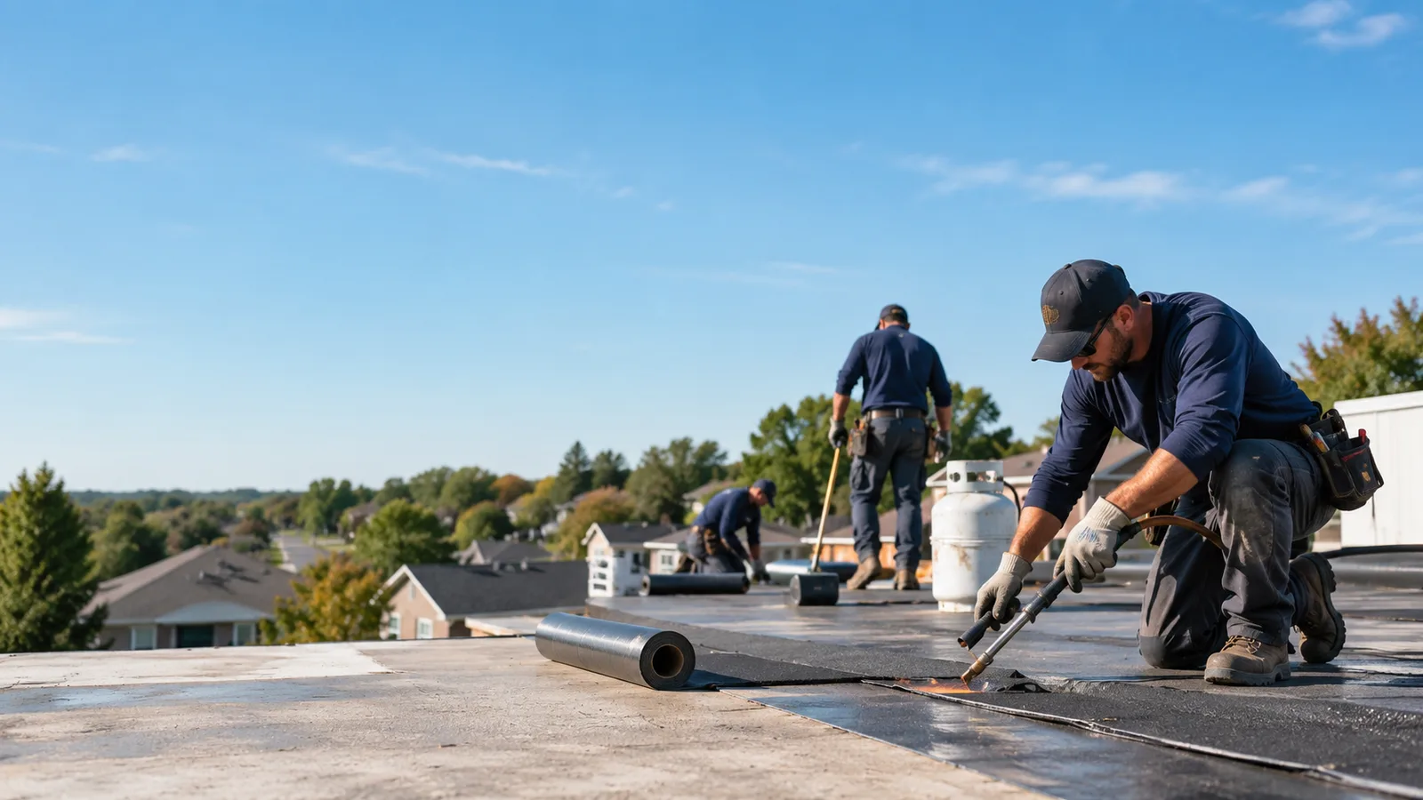 Flat Roof Leak Repair providers in Bybee, TN